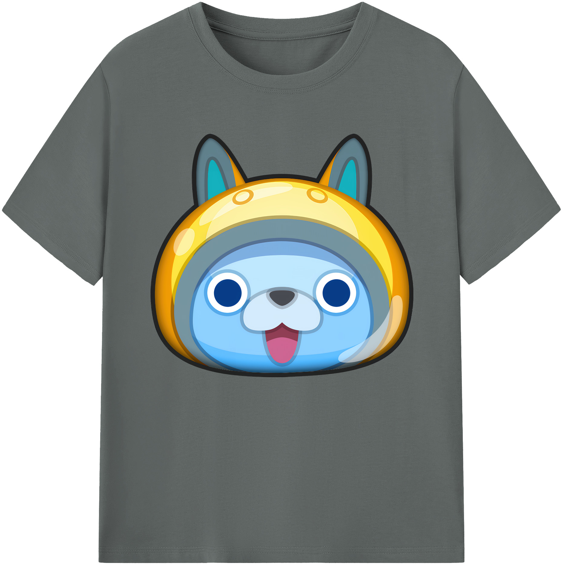 （画像用） 妖怪ウォッチ Yo-kai Watch 綿100％ メンズ半袖Tシャツ｜肌触りやわらか＆通気性
